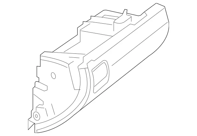 16468005918K56 - Body: Glove Box for Mercedes-Benz Image