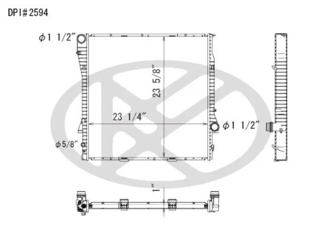 A2594 - : Koyorad Radiator for Koyo Image