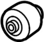 55157AL500 - Suspension: Knuckle Bushing for Infiniti Image