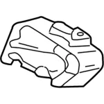 5L2Z6031AA - Engine: Motor Mount Bracket for Ford: Explorer Image