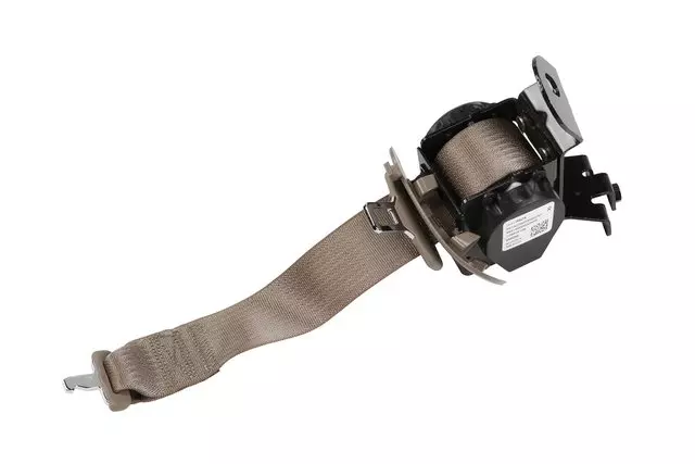 19301027 - : Medium Neutral 4th Row Passenger Side Seat Belt with Retractor for GM Image