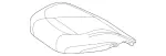 1679104506 - : Padding, Front Seat Cushion for Mercedes-Benz: GLE350, GLE450, GLE450e, GLE53 AMG, GLE580, GLE63 AMG S, GLS450, GLS580, GLS63 AMG, Maybach GLS600 Image