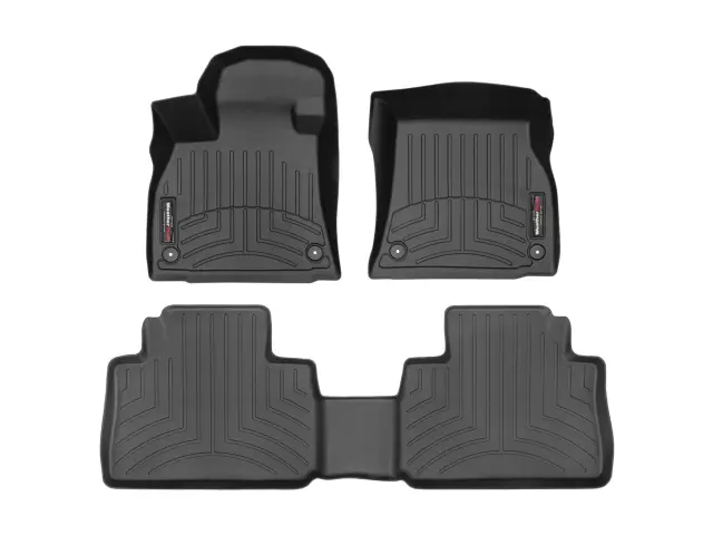 44156213 - Accessories: Front &amp; Rear Black FloorLiner™ DigitalFit® for WeatherTech Image