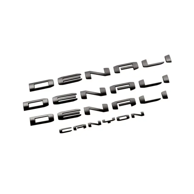 86557051 - Exterior: Canyon Denali Emblems - Black for GMC: Canyon Image
