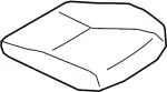 873115CA1A - Body: Seat Cushion Pad for Infiniti Image