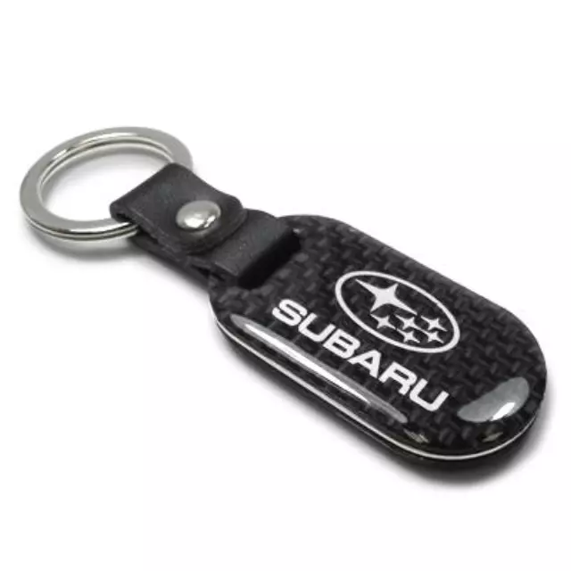 SOA342L155 - Miscellaneous: Carbon Fiber Key Fob - Subaru Logo for Subaru: Ascent, BRZ, Crosstrek, Forester, Impreza, Legacy, Outback, Solterra, WRX Image