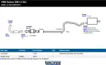 18134 - : SoundFX Universal Universal Exhaust Muffler 1.75" Inlet (ID) 1.875" Outlet (OD) for Walker Exhaust Image