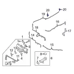 M2DZ17603AA - Body: Washer Nozzle for Ford: Bronco Image