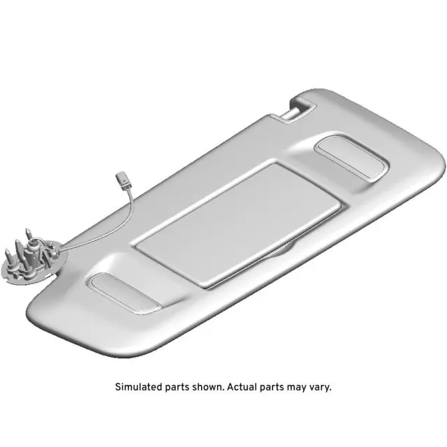 42676626 - : Light Opel Gray Driver Side Sun Visor for GM Image