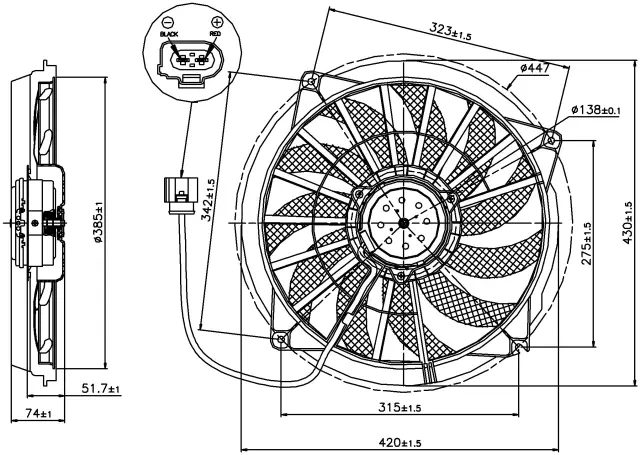 85637 - Cooling Systems: Nissens Engine Cooling Fan for NISSENS Image