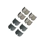 EUR983 - : Akebono EURO Ultra Premium Ceramic Disc Brake Pad Kit for AKEBONO Image
