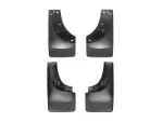 110005120005 - : Black MudFlap No-Drill DigitalFit® MudFlap Kit for WeatherTech Image