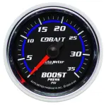 6104 - : GAUGE, BOOST, 2 1/16", 35PSI, MECHANICAL, COBALT for AutoMeter Image