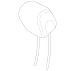 20597029507Q11 - Body: Headrest for Mercedes-Benz Image