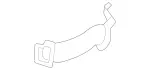 2781400108 - Exhaust System: Exhaust Gas Line for Mercedes-Benz Image