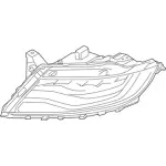 HA1Z13008C - : Headlamp Assembly for Ford Image