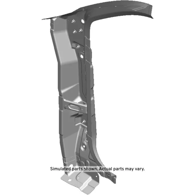 84411062 - Body: Body A-Pillar Reinforcement for Cadillac: Escalade, Escalade ESV | Chevrolet: Silverado 1500, Silverado 1500 LD, Silverado 2500 HD, Silverado 3500 HD, Suburban, Tahoe | GMC: Sierra 1500, Sierra 1500 Limited, Sierra 2500 HD, Sierra 3500 HD, Yukon, Yukon XL Image