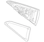 1679065408 - : Rear Lamp Combination for Mercedes-Benz: GLE350, GLE580 Image