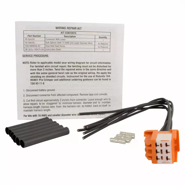DU2Z14S411HA - : Wire Assembly for Ford Image