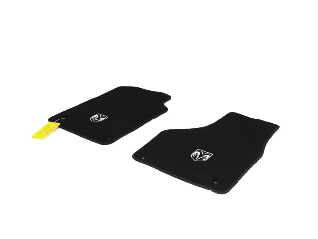 82213393AB - Interior Accessories: Floor Mats, Front, Premium -- Regular/Quad (Black -- DX9) for Mopar Image