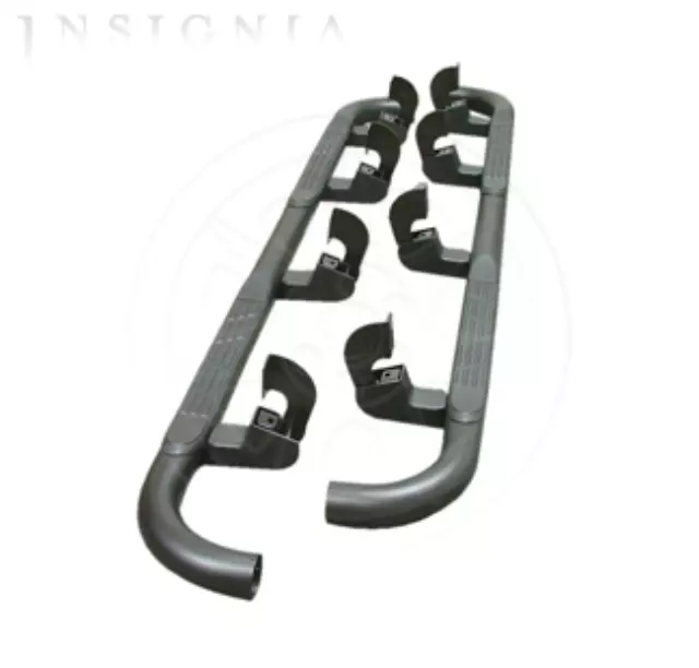 19213586 - Body: Assist Steps, 3in Round Black for Chevrolet: Silverado 1500, Silverado 2500 HD, Silverado 3500 HD | GMC: Sierra 1500, Sierra 2500 HD, Sierra 3500 HD Image