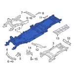 NC3Z5005C - Body: Frame Assembly for Ford: F-250 Super Duty, F-350 Super Duty Image