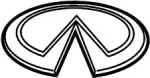 908911BA0A - Body: Emblem for INFINITI: EX35, EX37, QX50 Image