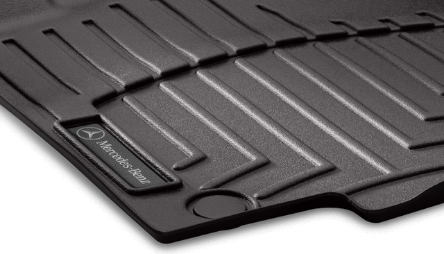 Floor Mat Trays, Classic, Set, 3-Piece - Mercedes-Benz (166-680-35-01-7J07)