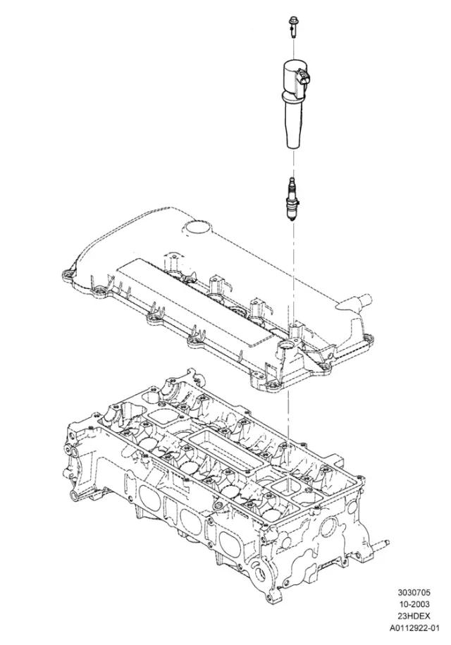 4M5Z12029B - Ignition: Direct Ignition Coil for Ford Image