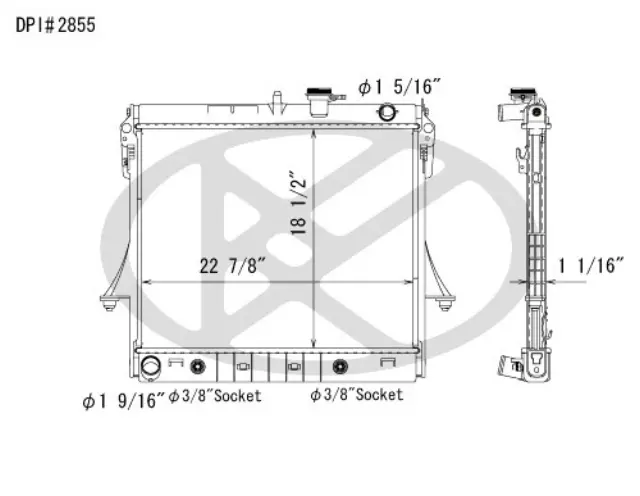 A2855 - : Koyorad Radiator for Koyo Image