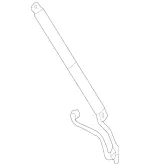 167890360064 - Rear-End Door: Drive Spindle for Mercedes-Benz: GLE450, GLE53 AMG, GLE63 AMG S Image