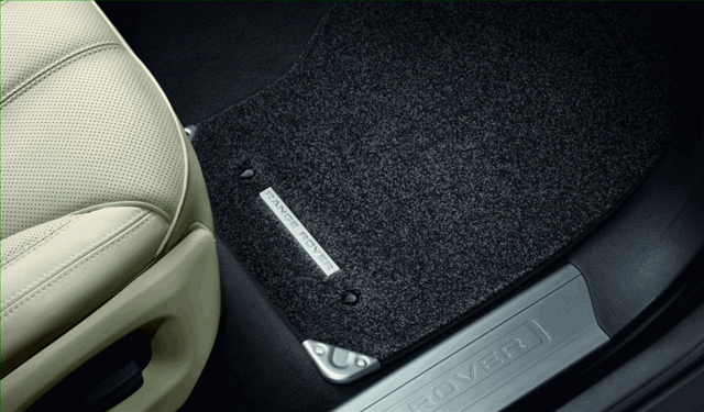 Luxury Carpet Mat Set, Ebony, LHD - Land-Rover (VPLWS0375PVJ)