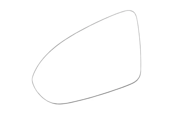 39186423 - : Driver Side Door Mirror Glass and Backing Plate for GM Image