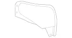 1632410234 - : Screening Plate for Mercedes-Benz: ML430, ML55 AMG Image