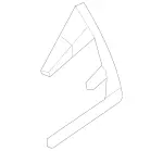 2906822700 - Side Panels: Dampening, D-Pillar for Mercedes-Benz Image