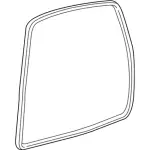 F75Z78404A06AD - Body: Weatherstrip for Ford Image