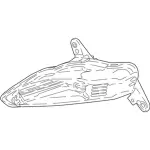 GT4Z15201A - Electrical: Fog Lamp for Ford: Expedition Image