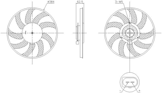 850099 - Cooling Systems: Nissens Engine Cooling Fan for NISSENS Image