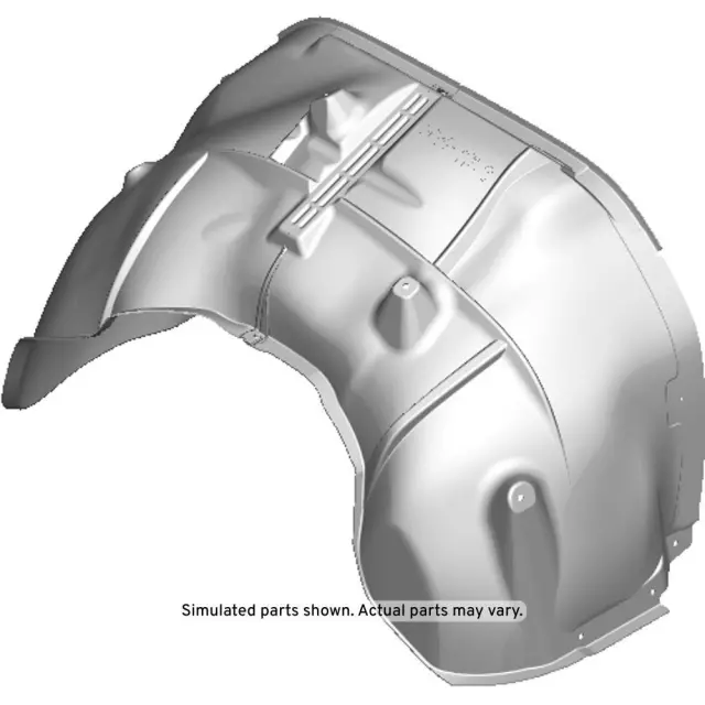 86789521 - Body: Fender Liner for GMC: Sierra 2500 HD, Sierra 3500 HD Image