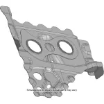 22869550 - : Driver Side Front Engine Compartment Outer Rail Reinforcement for GM Image