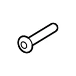 N807378S103 - Body: Pull Handle Screw for Ford: Fusion, Police Interceptor Sedan, Special Service Police Sedan, Taurus | Lincoln: MKS, MKZ | Mercury: Milan Image