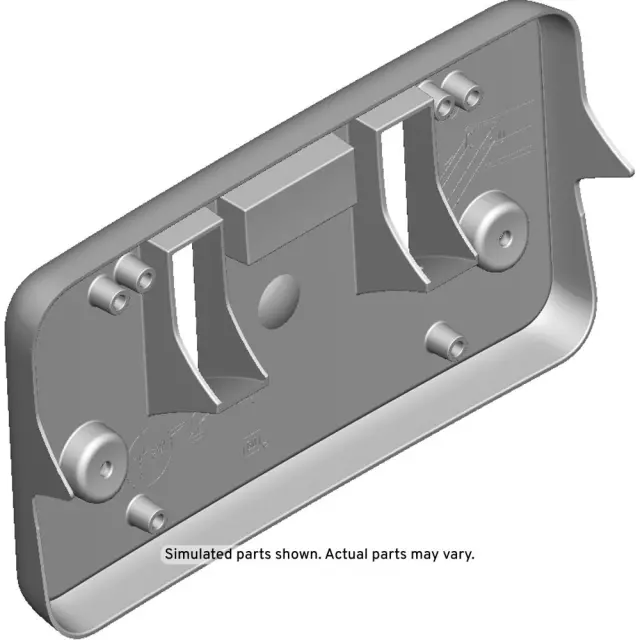 84877919 - Body: License Bracket for GMC: Sierra 1500, Sierra 1500 Limited Image