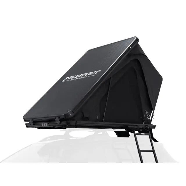 19436477 - Exterior: Aspen V2 Xl Hard Shell Rooftop Tent for Chevrolet: Silverado 1500, Silverado 2500 HD, Silverado 3500 HD, Suburban, Tahoe | GMC: Canyon, Sierra 1500, Sierra 2500 HD, Sierra 3500 HD, Yukon Image