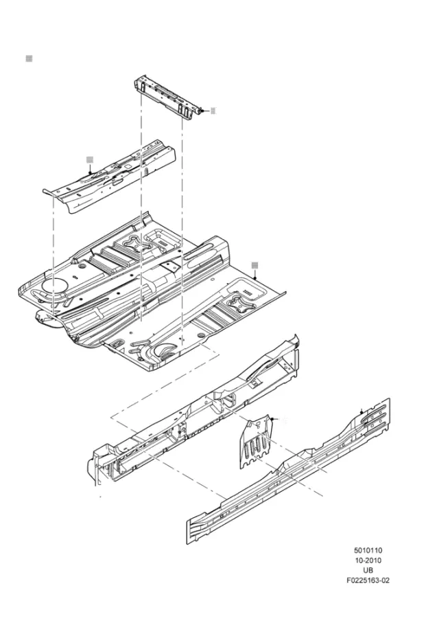 BB5Z7810142A - Body: Inner Rocker for Ford Image