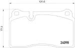 355019941 - : Disc Brake Pad Set for Hella Pagid Image