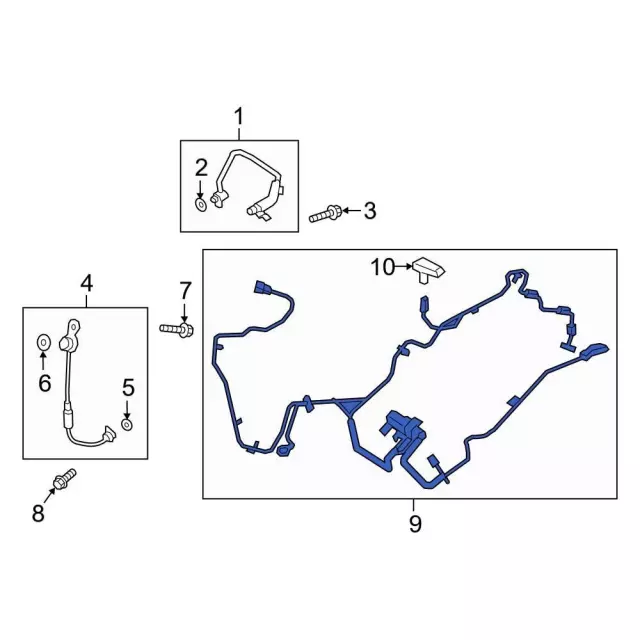 L1MZ9S468B - : Vacuum Hose for Ford: Explorer, Police Interceptor Utility | Lincoln: Aviator Image