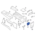 LB5Z78045A36AC - Body: Storage Box for Ford: Police Interceptor Utility Image