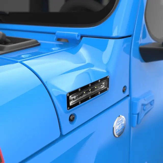 68716719AA - : Vehicle Side LED, Chief Blue, Jeep Wrangler (JL), Jeep Gladiator, sold by EGR for Affiliated Accessories Image