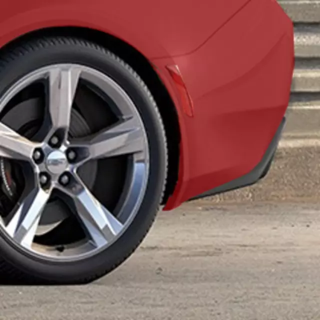 86523516 - : Painted Splash Guards - Rear - Red Hot for Chevrolet: Camaro Image
