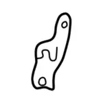 1L2Z7N291BA - Cooling System: Cooler Line Clip for Ford: Explorer | Mercury: Mountaineer Image